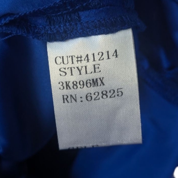 NWT Tadashi Shoji Embroidered Lace Marna Blue Cocktail Dress Size 6 - Picture 7 of 13